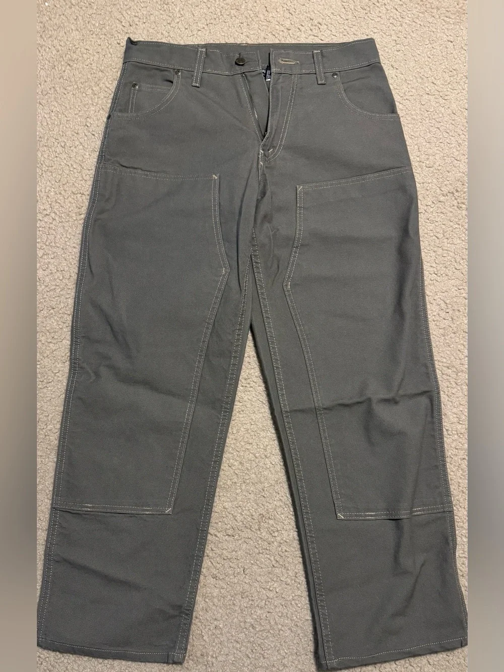 Men's prison blu Workwear double knees
